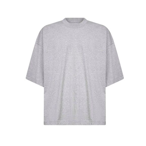 Studio Nicholson Men Grey Cotton Jersey Piu T-Shirt